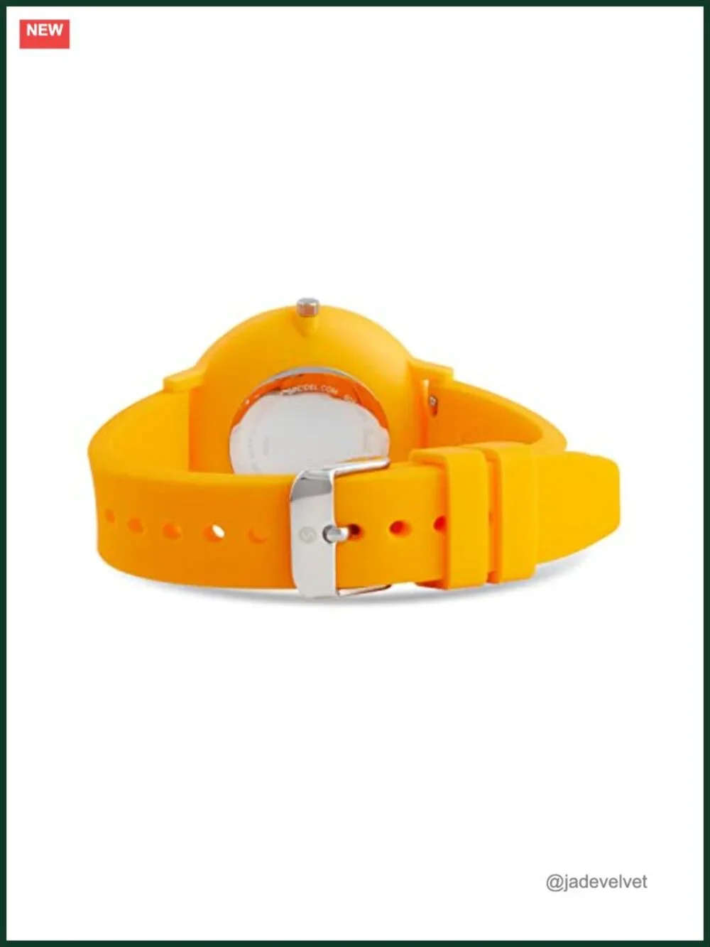 Unisex Eco Recyclable Plastic Silicone Strap 40mm Watch Easy Reader